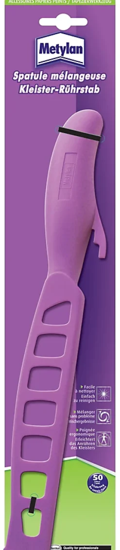 Spatule mélangeuse pour colles papiers peints Metylan ‎L.7,5 x l.2,5 x H.38 cm