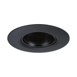 Spot encastré Kit de 10 fixe rond 90mm GU10 max. 10x10W 230V gradable Noir