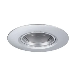 Spot encastré Kit de 3 fixe rond 90mm GU10 max. 3x10W 230V gradable Chrome mat