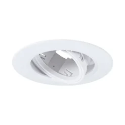 Spot encastré Kit de 10 orientable rond 90mm 30 GU10 max. 10x10W 230V gradable Blanc