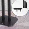 SPS1022-80 Pieds enceintes 80 cm lestables avec du sable Cônes anti vibrations Set de 2 pour hifi stéréo home cinema Duronic