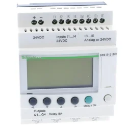 Sr2b121bd Schneider - Automate Zelio Logic - Relais Intelligent 12 E/s 24vcc - Horloge + Afficheur