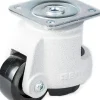 Série de nivellement HRP-POA 72G Plaque supérieure pivotante de 72 mm Roulette de 95x95 mm avec plaque en nylon