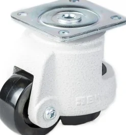 Série de nivellement HRP-POA 72G Plaque supérieure pivotante de 72 mm Roulette de 95x95 mm avec plaque en nylon