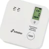 Stabo CO-Alarm IV - Détecteur de monoxyde de carbone à pile CR123A, écran LCD, alarme 85 dB