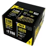 STARBLOCK Coffret de vis Pack Pro 2 200 vis Bois Aggloméré Tête fraisée Torx 9 tailles 1 Porte embouts mousqueton 50 mm