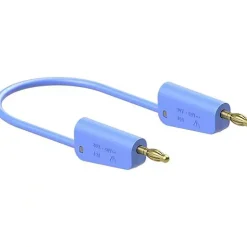 Stäubli LK-4A-S25 64.1037-20023 cordon de mesure 200 cm bleu, prise 4 mm empilable