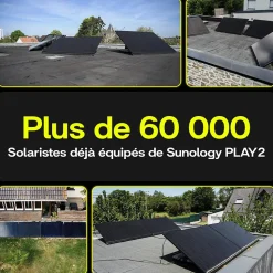Sunology PLAY2, Kit 2 panneaux solaires complet 920W bifacial, 2 Stations solaire livrées assemblées, Installation sol ou mur