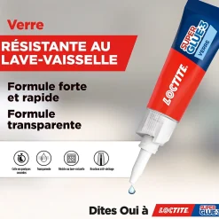 Superglue-3 Spécial Verre 3g Loctite