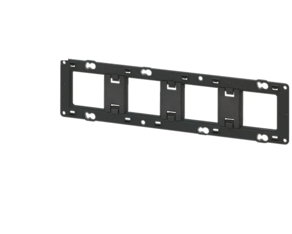 Support de fixation 4 postes Legrand Mosaic composable