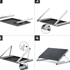 Support de montage inclinable 28° pour panneau solaire rigide 100 W EcoFlow