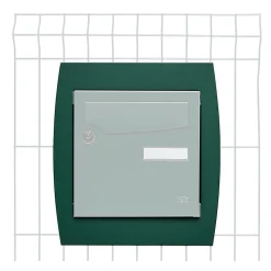 Support grillage rigide & palissade Vert mat sablé RAL 6005MS