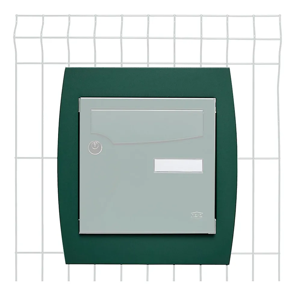 Support grillage rigide & palissade Vert mat sablé RAL 6005MS