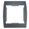 Support grillage rigide & palissade Gris anthr. mat sablé RAL 7016MS