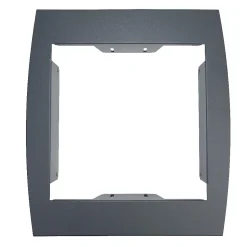 Support grillage rigide & palissade Gris anthr. mat sablé RAL 7016MS