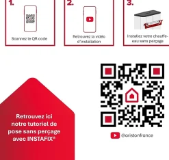 Support mural de fixation Instafix pour chauffe-eau - Ariston