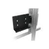 Support porte périphérique dos écran Erard pour pied TV KANA Noir