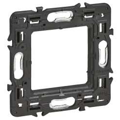 Support pour fixation à vis Legrand Mosaïc et Céliane 2 modules