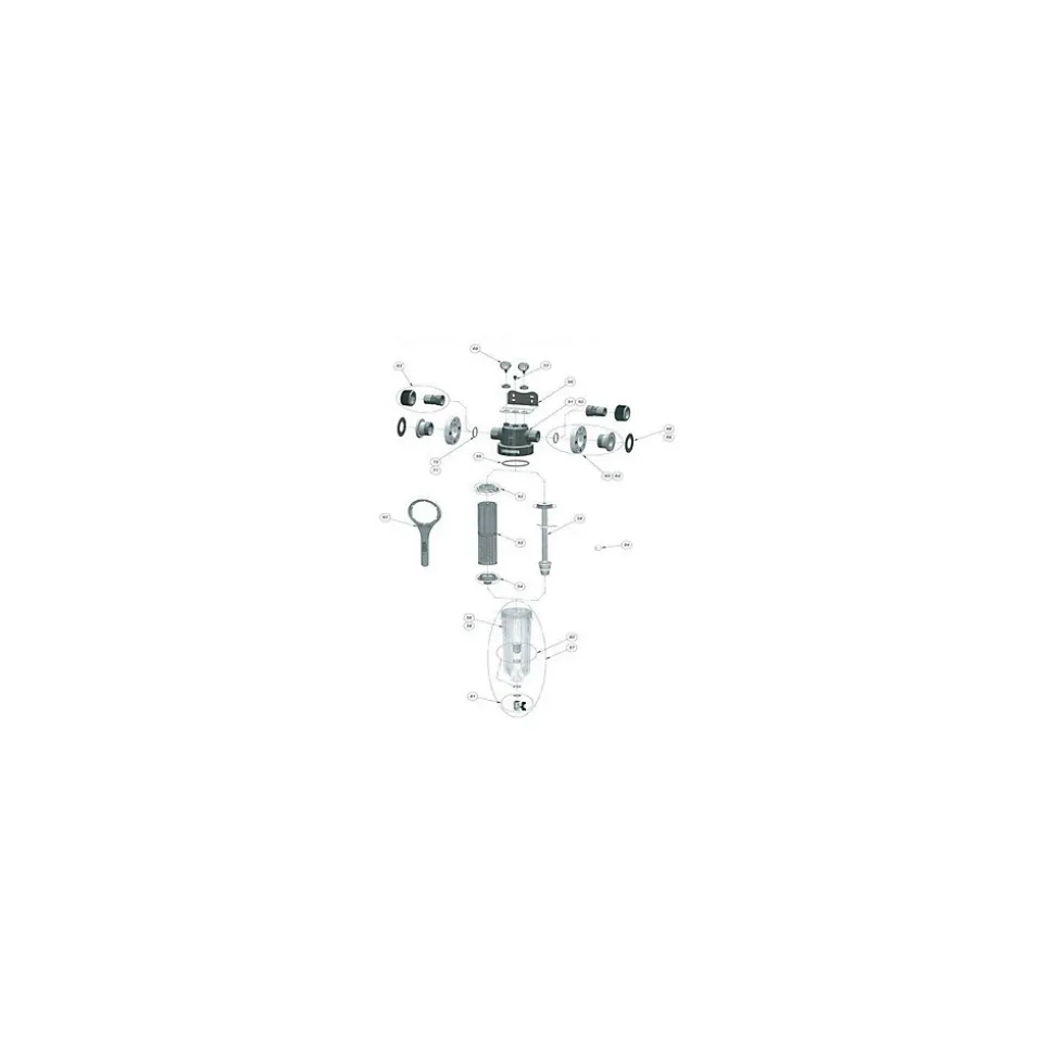 Support Pvc Du Tamis Filtrant Nw500/650/800