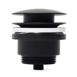 Swiss Aqua Technologies Bonde clic-clac 5/4 avec trop plein pour lavabos et vasques, noir mat (VF785BL)