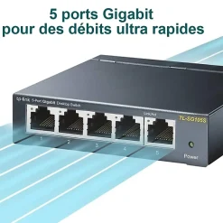 Switch de bureau 5 ports 10/100/1000 Mbps TP-Link