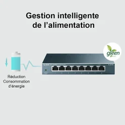 Switch de bureau 8 ports 10/100/1000 Mbps TP-Link