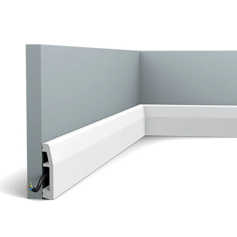 SX125 Plinthe Orac Decor - 7x1,5x200cm (h x p x L) - plinthe décorative polymère Pack 2 pièces