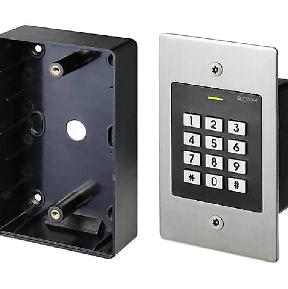 Sygonix SY-4760956 clavier encastré RFID et code, 12 V/DC ou 18 V/DC, IP66