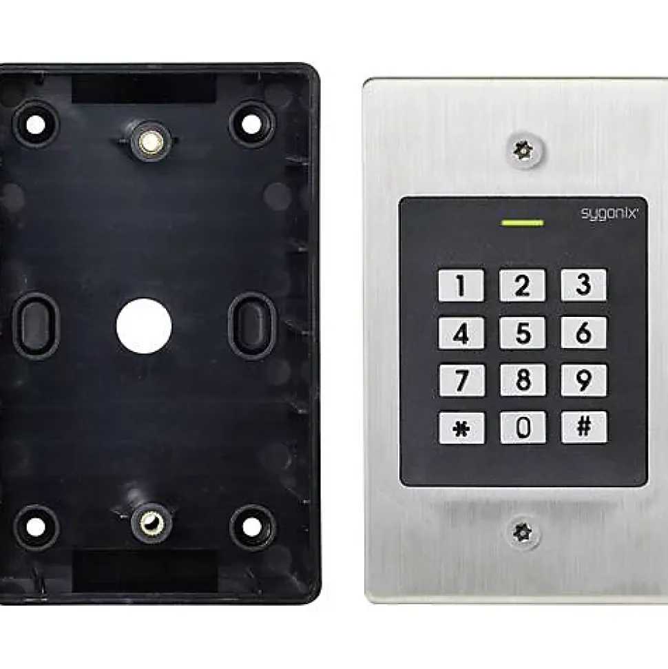 Sygonix SY-4760956 clavier encastré RFID et code, 12 V/DC ou 18 V/DC, IP66
