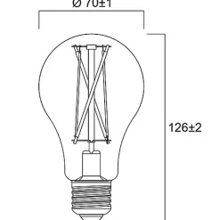 SYLVANIA Led dépolie standard E27 11W 1500l 2700k blanc chaud boite