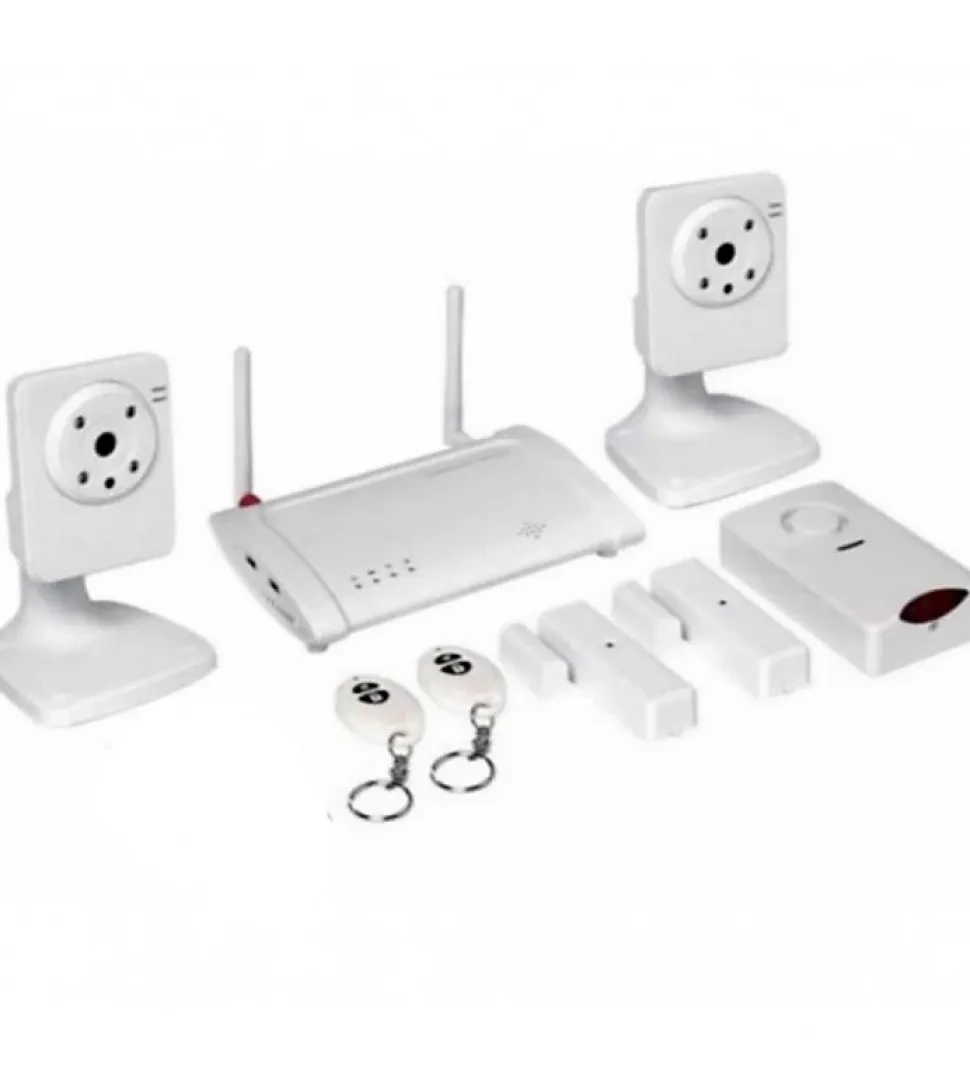 Système Alarme et video Surveillance Wifi Maison Connecté PackOP Link 110764