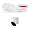 Système d'alarme Somfy Home Alarm Advanced Max 1875254 + Caméra extérieure Somfy avec sirène intégrée