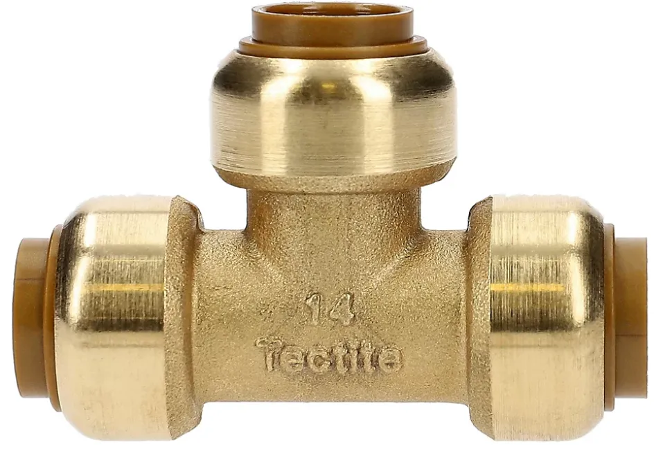 Té égal triple femelles TECTITE CLASSIC pour tube cuivre D14 - AALBERTS IPS - 4750563