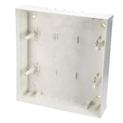 Tableau électrique apparent 24 modules 2x12 blanc fumé IP44 avec rail DIN EDO777848