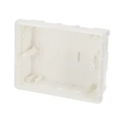 Tableau électrique encastré 8 modules blanc fumé IP44 avec rail DIN EDO777841