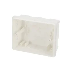 Tableau électrique encastré 6 modules blanc fumé IP44 avec rail DIN EDO777839