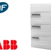Tableau électrique pré équipé saillie 3 rangées à vis ABB