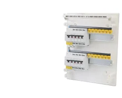 Tableau électrique pré équipé apparent 2 rangées à vis ABB
