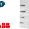 Tableau électrique precable ABB (16 disjoncteurs + 4 ID)