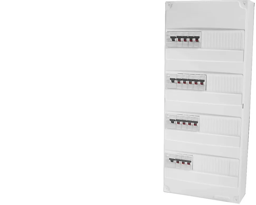 Tableau électrique precable ABB (16 disjoncteurs + 4 ID)
