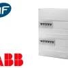Tableau électrique precable ABB (9 disjoncteurs + 2 ID)