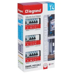 Tableau électrique pré-équipé et pré-câblé 3 rangées Legrand - 39 modules (14 inclus)