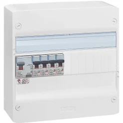 Tableau électrique pré-équipé et pré-câblé 1 rangée Legrand - 13 modules (5 inclus)