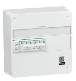 Tableau électrique pré-équipé et pré-câblé 1 rangée - 13 modules (6 inclus) Schneider Electric Resi9 XP