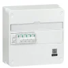 Tableau électrique pré-équipé et pré-câblé 1 rangée - 13 modules (5 inclus) Schneider Electric Resi9 XP
