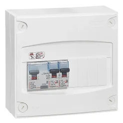 Tableau électrique pré-équipé et pré-câblé 1 rangée Legrand - 13 modules (3 inclus)