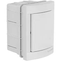 Tableau nu encastrable 2 modules Panasonic porte opaque