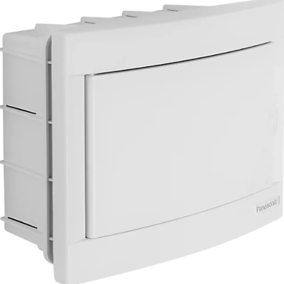 Tableau nu encastrable 8 modules Panasonic porte opaque