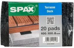 Tampon protecteur pour terrasse Spax H.8mm x P.20mm