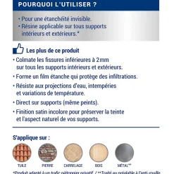 Étanchéité invisible tous supports 2L, Ripolin